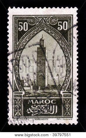 Moschee von der marokkanischen Stadt Marrakesch