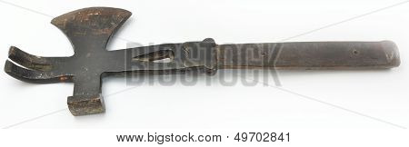 Dehydrogenase Axe hammer nails old and dusty