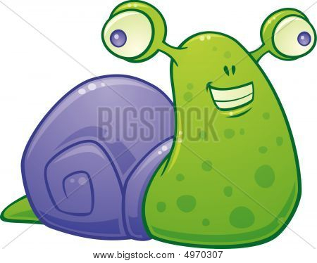 Lumaca personaggio dei cartoni animati