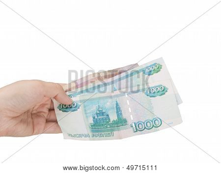 Money In The Hands