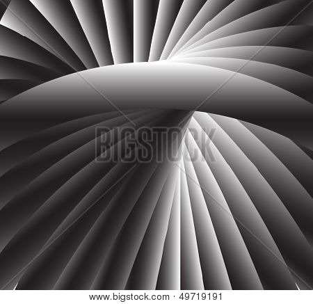 Retro Radial light and ground Background
