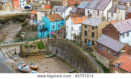 Staithes Yorkshire England Uk