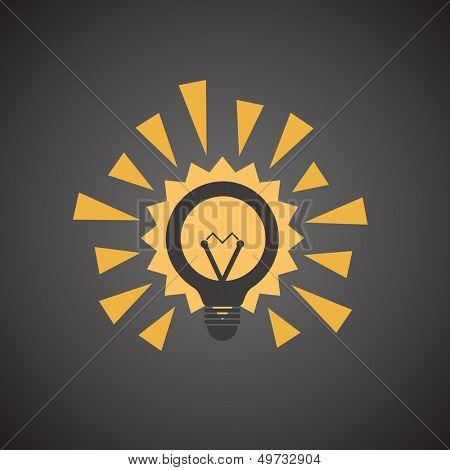 Different light bulb icon collection 