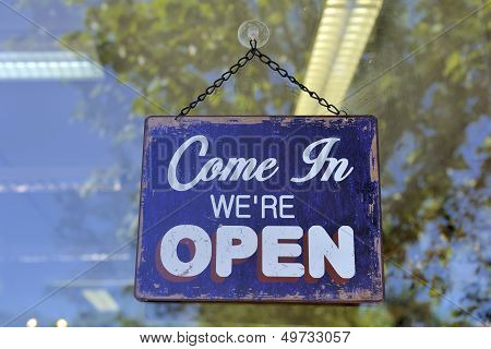 Sign At A Shop