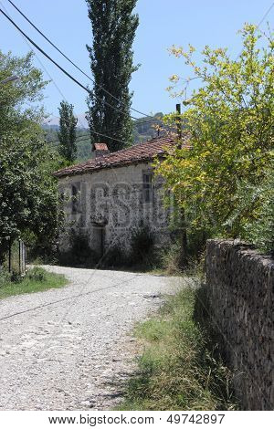 Buildings in  Turkish village