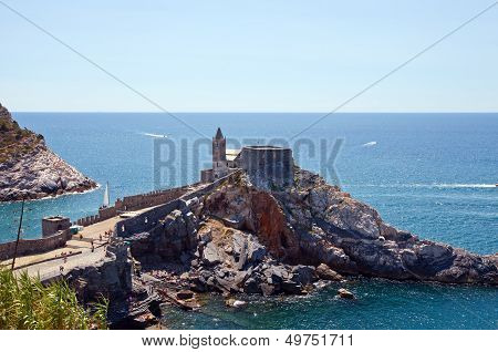 Church Of Saint Peter (1198). Portovenere, Italy