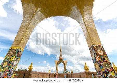 Thai Temple ,phasornkaew Temple  In Thailand
