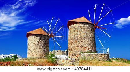 Greek windmills - Patmos island