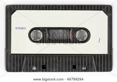 an old audio cassette