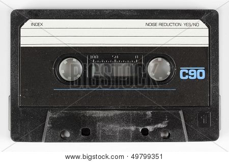 an old audio cassette