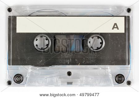 an old audio cassette