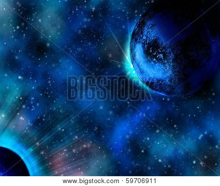 Space Ice Planet