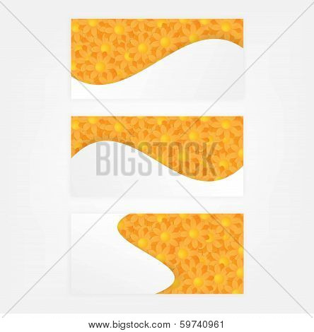 Flower vector background brochure template. Vector design .