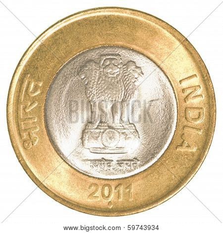 10 Indian Rupees Coin