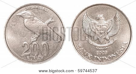 200 Indonesian Rupiah Coin