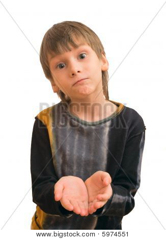 Funny Bettler boy
