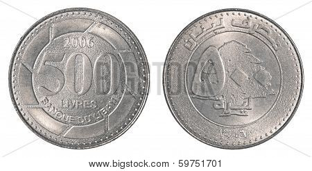 500 Lebanese Pound Coin
