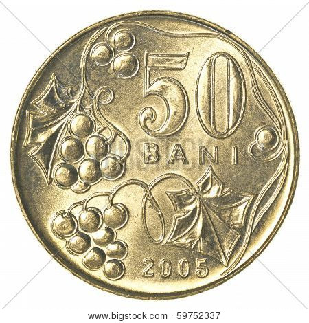 50 Moldovan Bani Coin