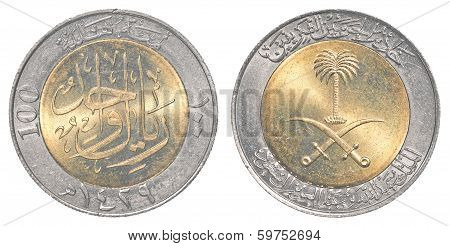 100 Saudi Arabian Halala Coin