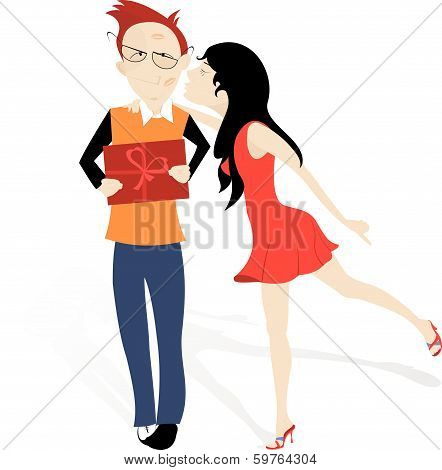 Present and kisses