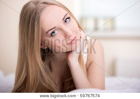 Girl In Bed