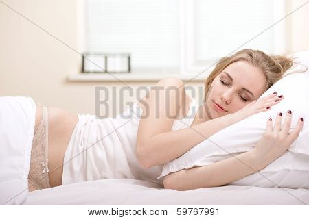 Girl In Bed