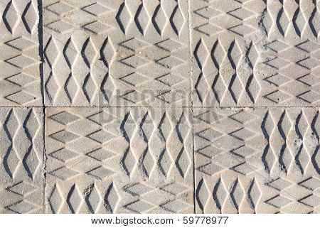 Sidewalk Print Pattern