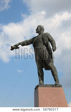 Lenin Statue In St. Petersburg, Russia