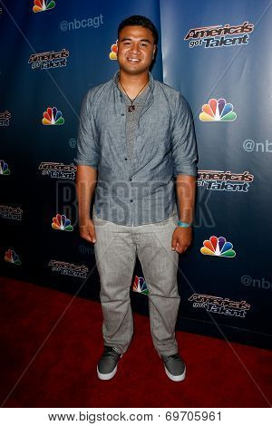 NEW YORK-AUG 6: Singer Paul Ieti attends the 'America's Got Talent' post show red carpet at Radio City Music Hall on August 6, 2014 in New York City.