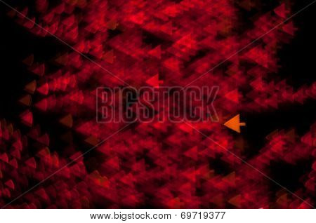 Arrow shape bokeh