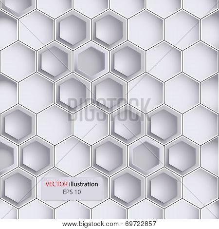 Hexagon Design Background