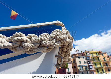 Bow Of The Boat - Liguria Italy