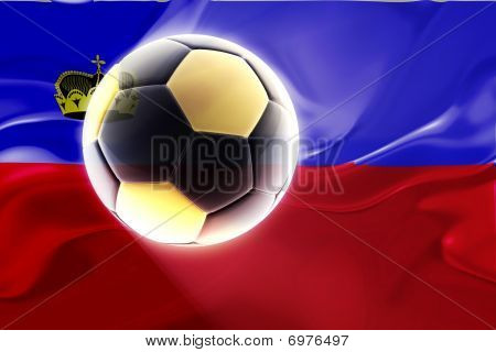 Bandiera del calcio ondulate Lichenstein