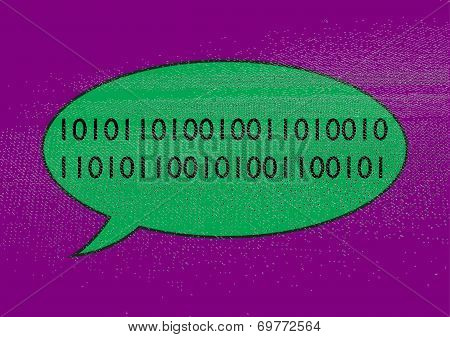 Binary Speech Bubble