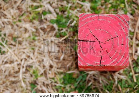 Red Wood Block