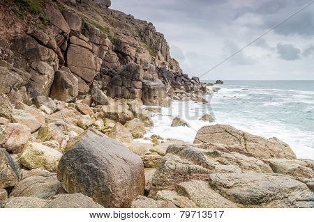 Porth chapel beach