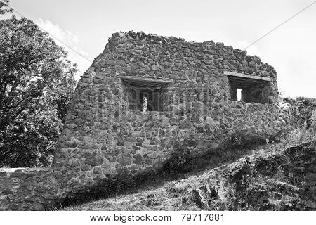 Part Of Old Castle Ruin