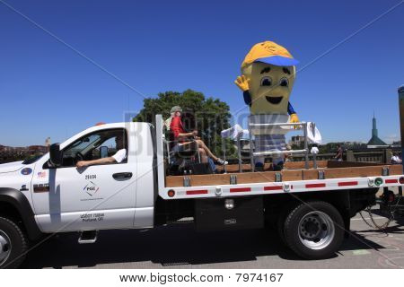 PORTLAND - 12. června: Růže festival roční parade 2010 v Portland, OR.