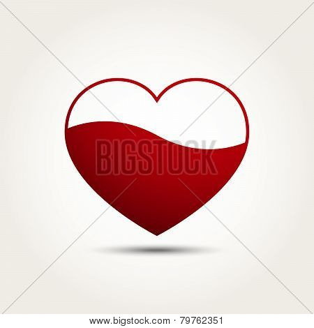 Vector Love Heart Fullfill