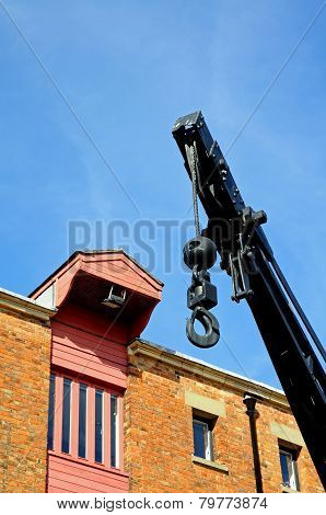 Dockyard crane, Gloucester.