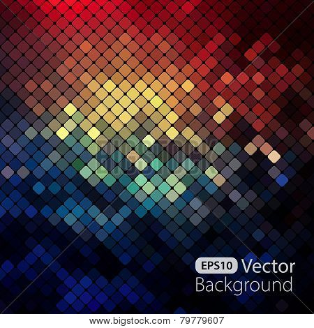Bright colorful mosaic background
