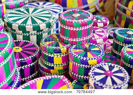 Unique Vibrant Handwoven Traditional Bajau Gift Box