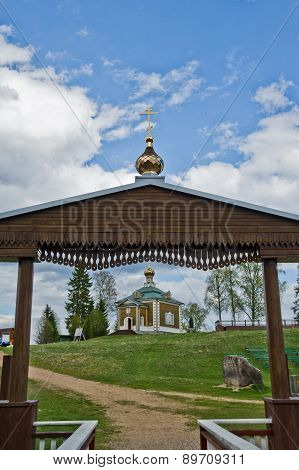 Brick Church In Russia