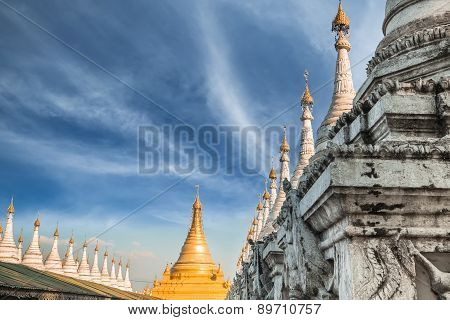 Golden Sandamuni Pagoda. Mandalay, Myanmar (burma) Travel