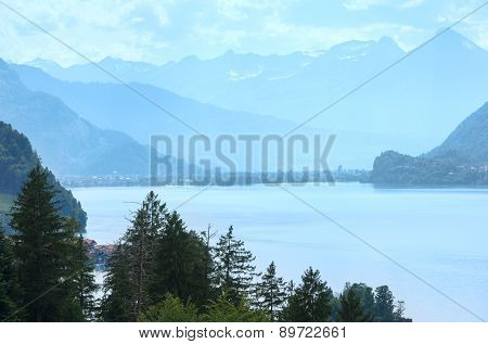 Lake Brienz Summer View (switzerland).
