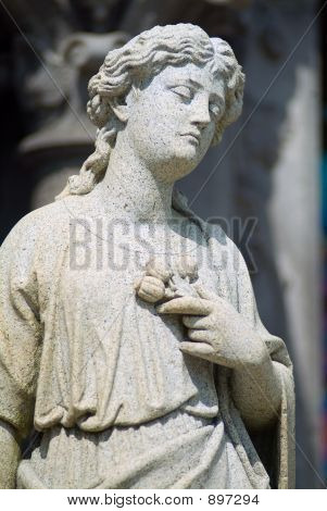 Cemetery Statue