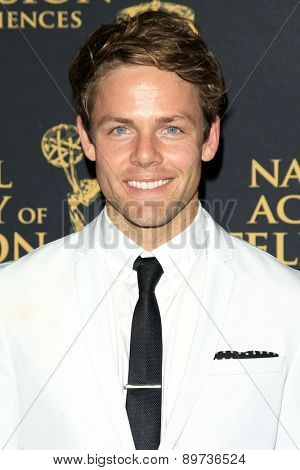 LOS ANGELES - APR 24: Lachlan Buchanan at The 42nd Daytime Creative Arts Emmy Awards Gala at the Universal Hilton Hotel on April 24, 2015 in Los Angeles, California