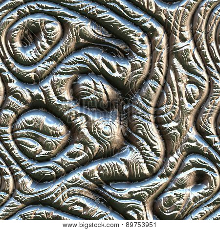Metal Bumps Seamless Generated Hires Texture