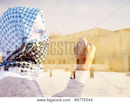 Arabic young man in Jerusalem Quds