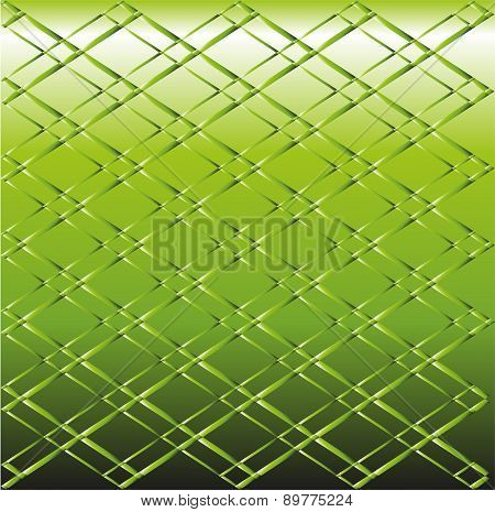 Green Metal grid background vector